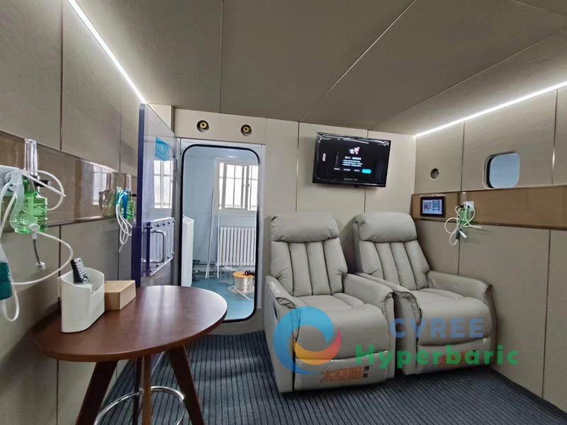 Cabina di ossigeno iperbarico per 6 persone per casa di riposo