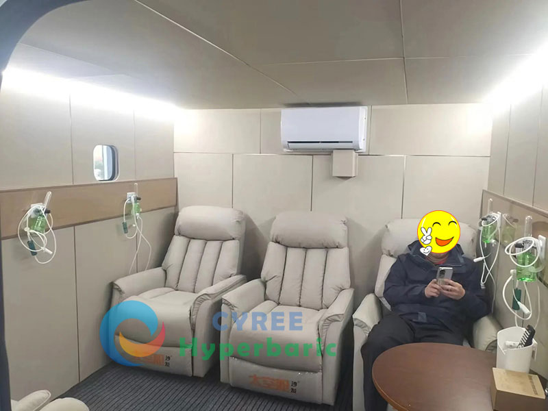 Cabina di ossigeno iperbarico per 6 persone per casa di riposo